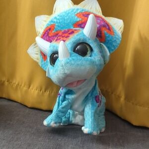 Colorful FurReal Hoppin Topper Dinosaur